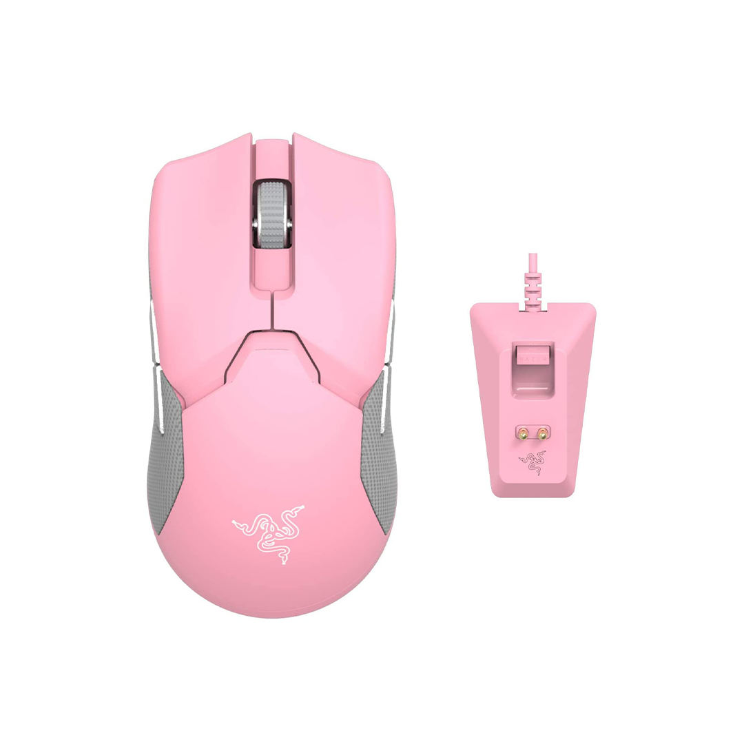 Razer Viper Ultimate Wireless Gaming Mouse with Charging Dock - Quartz in Qatar Razer Viper Ultimate Wireless Gaming Mouse with Charging Dock - Quartz in Qatar